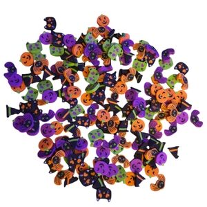 Large Lot Of  Mini Halloween Erasers Jack O'lanterns Bats Spiders Black Cats
